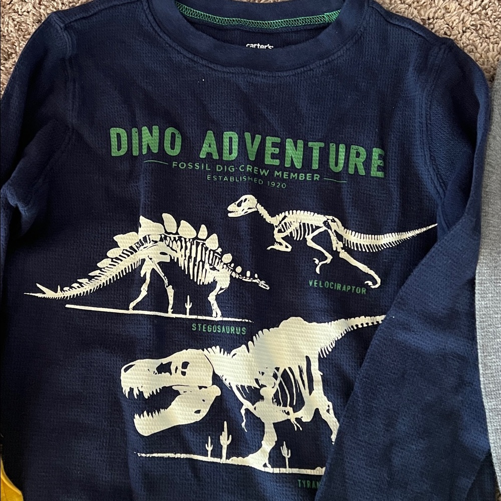 Kids Graphic Long Sleeve Shirts - Assorted Colors - Picture 6 of 11